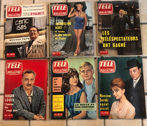 Lot télé magazine 1962 - lot,