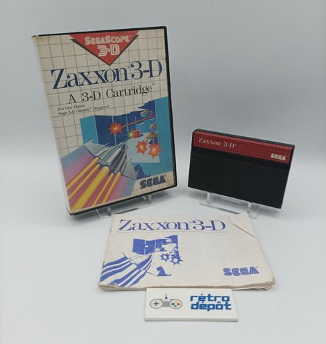 Zaxxon sega master - 3-d,