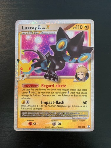 Carte pokémon luxray - carte, niv.