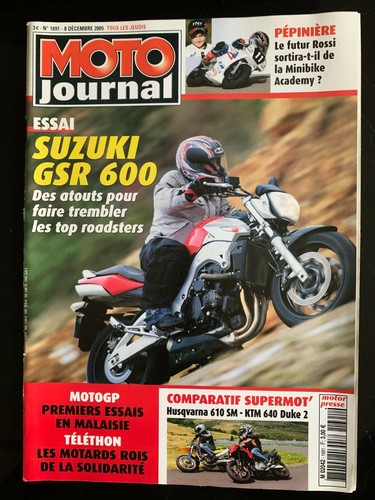 Moto journal 2005 essai - journal,