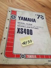 Yamaha XS400 1978 2J0 XS 400 400XS guide modèle modellbeschreibung