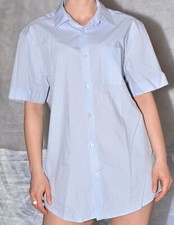 chemise homme bleu clair uni