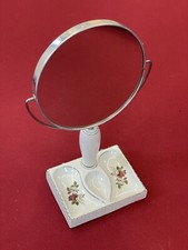 Coiffeuse Miroir Maquillage Vintage Années 70 Porcelaine