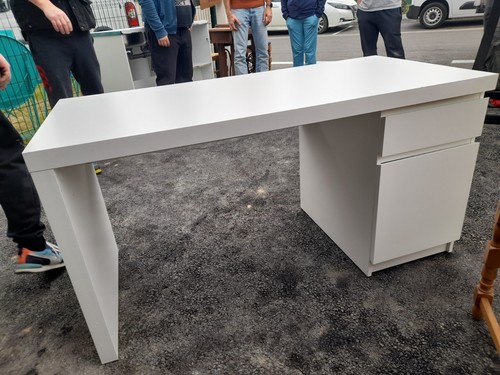 Bureau blanc ikea adolescent - bureau,