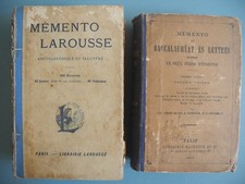 livres mémento Larousse