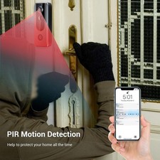 Sonnette WiFi Intelligente Audio Bidirectionnelle Interphone Intégré Détectio