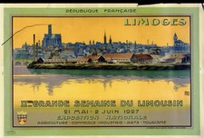POSTER Affiche Limoges
