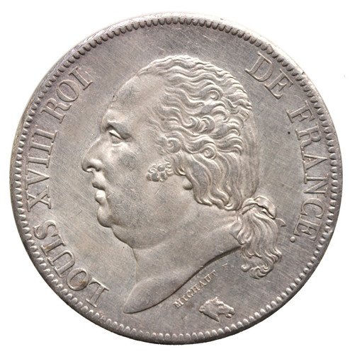 France francs louis xviii - 5,