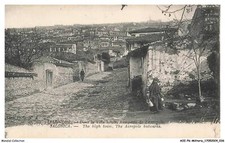AOIP6-0346-MILITARIA - SALONIQUE - DANS LA VILLE HAUTE - REMPARTS DE L'ACROPOL