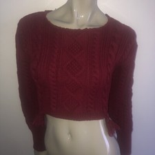 Pull croptop femme vintage bon