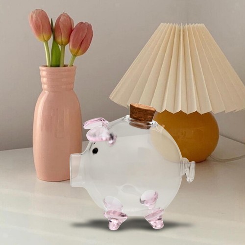 Figurine cochon verre - en,