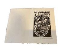 lithographie carte de voeux