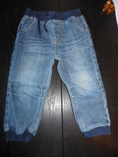Pantalon jean ceinture - pantalon, en