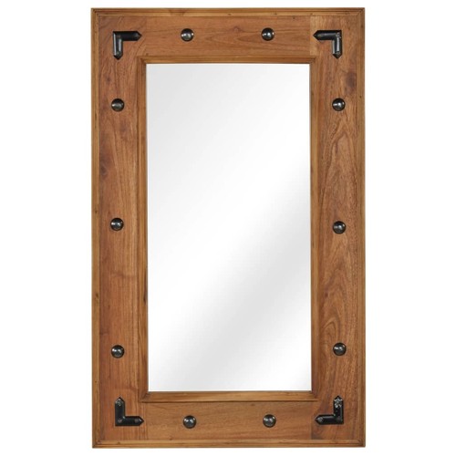 Bois acacia massif miroir - d'acacia,