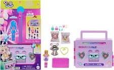 Polly Pocket Playset Disco Dance Fashion Reveal 1 Poupée Et 14 Accessoires HRD65