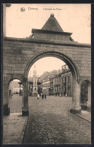Cpa chimay arcade la - chimay,, l´arcade,