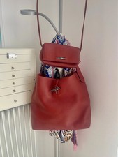 Sac seau Longchamp Tilbury roseau + petite besace très bon état