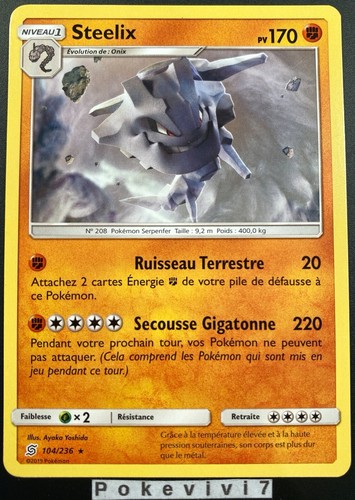 Carte pokemon steelix 104 - carte,