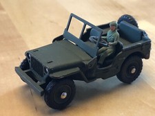 Véritable ancien DINKY TOYS Fr  Jeep Hotchkiss Willys équipée Ref 80B  Etat neuf