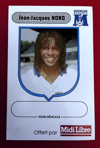 Football rare carte nono - j.j,