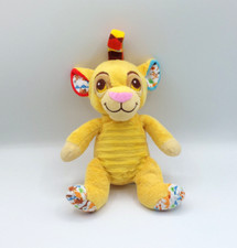 Peluche doudou roi lion Simba DISNEY NICOTOY grelot Timon Pumba 24 cm