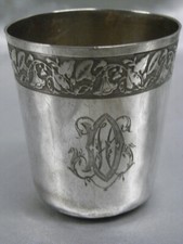 ANCIENNE TIMBALE ARGENT MASSIF