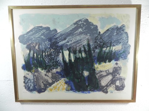 Lithographie sarthou maurice - sarthou,