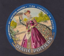 Ancienne étiquette Fromage France   BN186241 Camembert Dire de Poitiers Poitou
