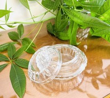 Ancien poudrier en cristal BACCARAT estampillé années 50 - 636006