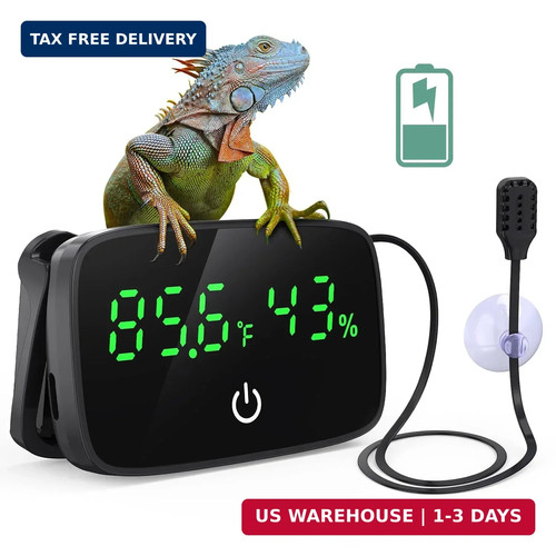Reptile thermometer hygrometer - reptile,