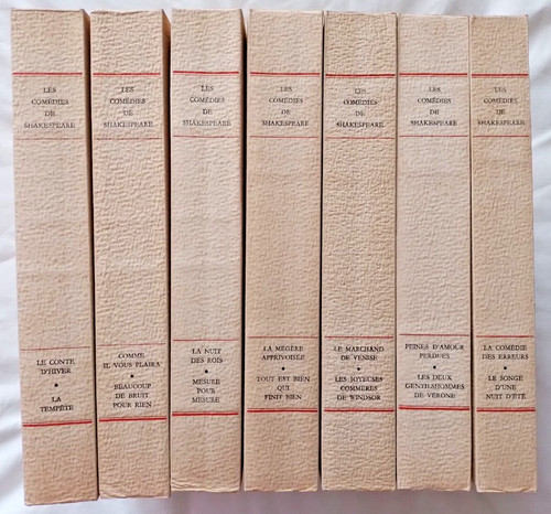 Les comédies shakespeare - comédies,