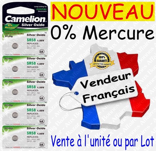 Piles battery oxyde - piles/battery, d'argent