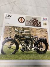 Rudge 750 Multi 1913 fiche