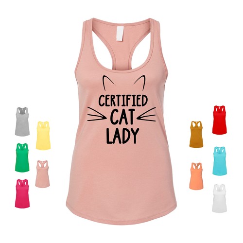 Certified cat lady meow kitty - certified,