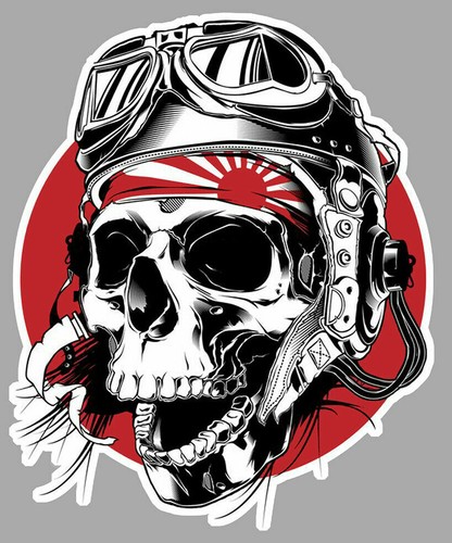 Tete mort drapeau - de,
