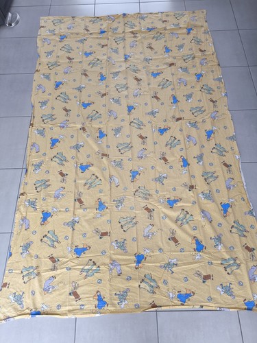 Vintage drap tintin hergé - hergé,