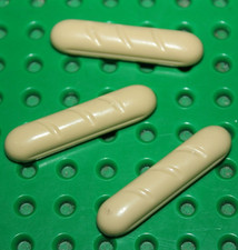 3 Baguette pain Lego Fabuland Tan Bread 4342 set 3667 3672 10216 9348 3708 2824