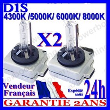 2 AMPOULES D1S XENON 6000K POUR REMPLACEMENT RECHANGE PHILIPS OSRAM 12V 35W
