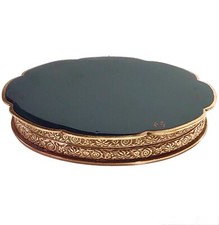 Art Déco Luxueux poudrier Ancien Laque De Chine  Établissement IBIS Paris