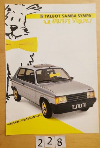 Talbot samba sympa - sympa, serie