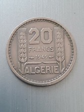 Pièce Algerie 20 Francs 1949
