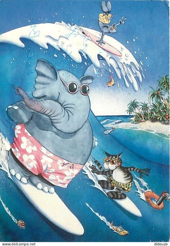 Carte postale animaux - -,