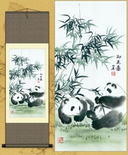Chinois belle panda - chinois, peinture