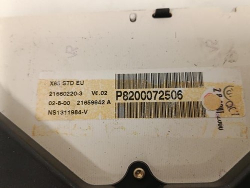 Compteur renault clio - 2, phase