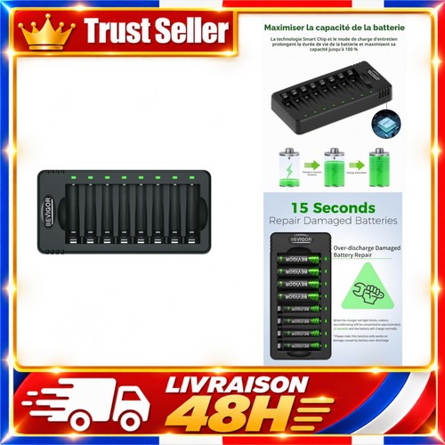 Bevigor chargeur piles 8 - de,