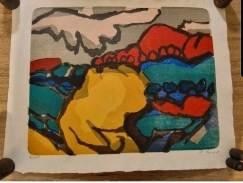 Lithographie gravure gernot - lithographie,gravure, de