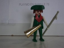 PLAYMOBIL vintage pirate vert crochet porte voix sets 3542 3550 de 1978 #1