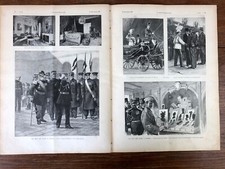 L'ILLUSTRATION 1897 # 2847 Roi SIAM King CHULALONGKORN voyage Travel in Paris