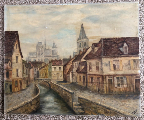 Tableau hst vue saint - vue, leu