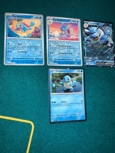 Lot cartes pokemon starter - cartes,